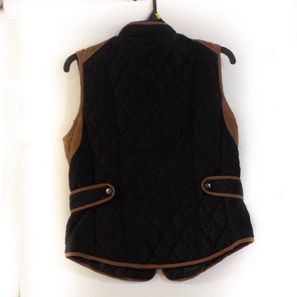 Quilted/ suede shoulder vest - Picture 2 of 3